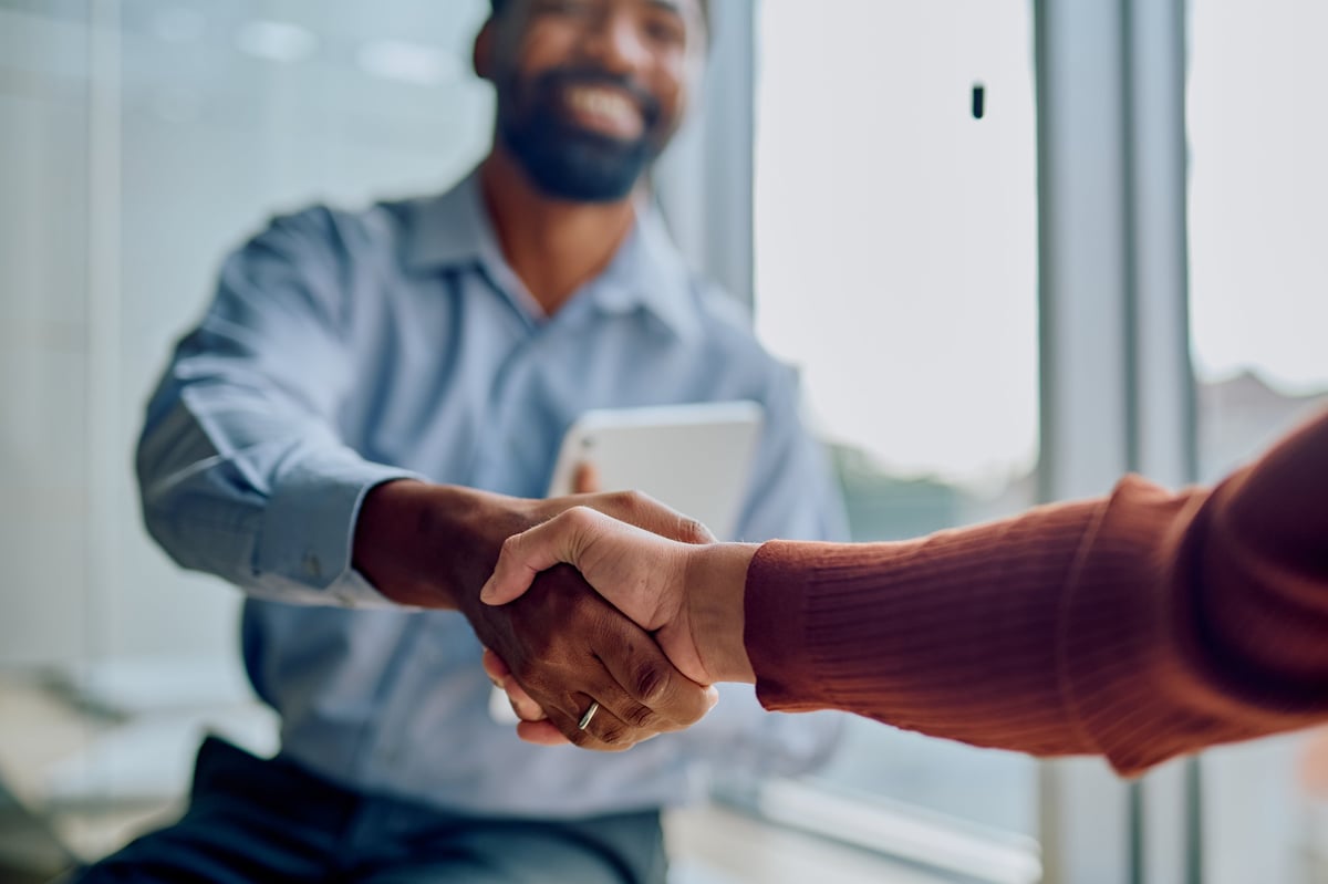 Handshake and partnership — Artie building relationships across Cairo